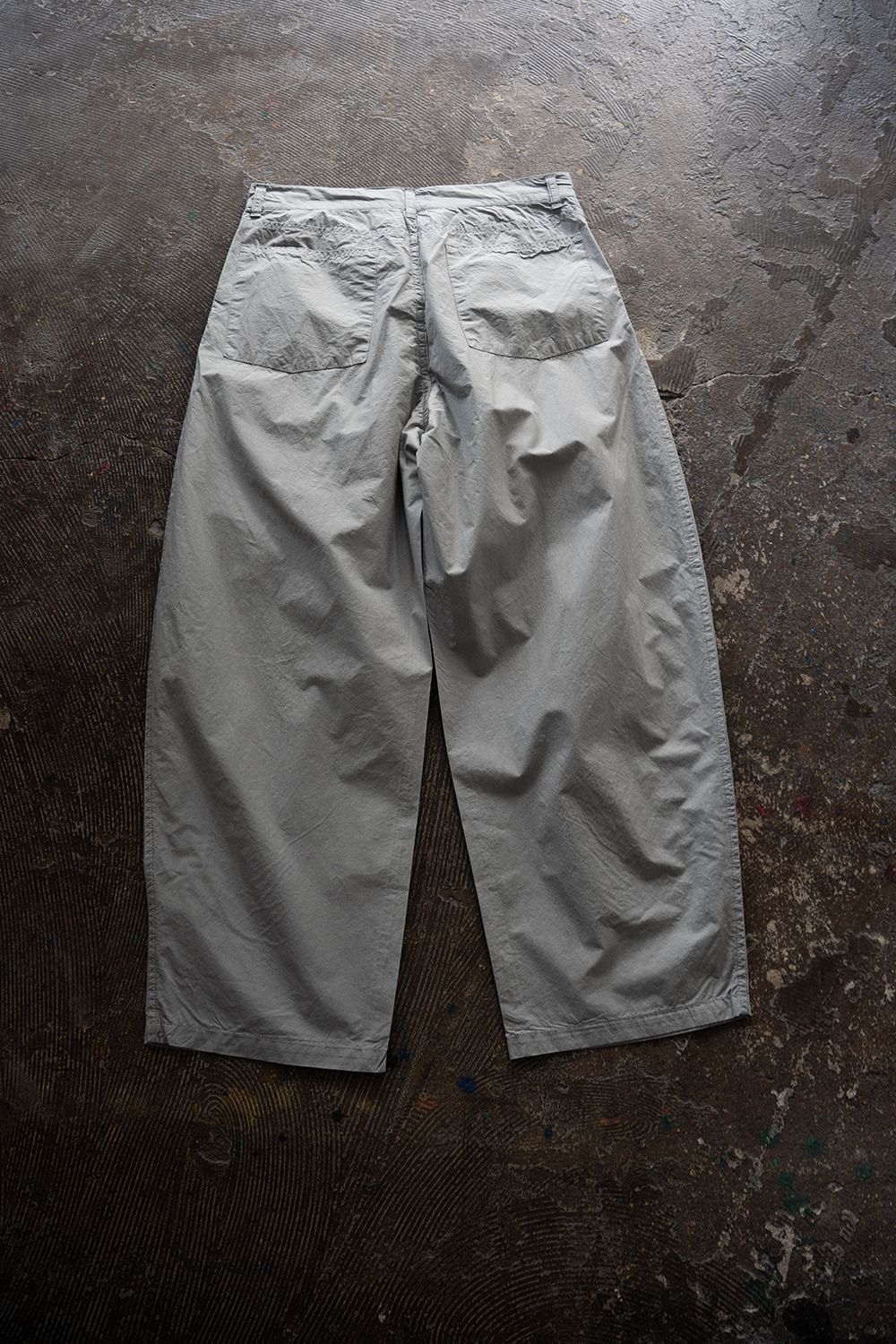 【26SS】ガーメントダイワンタックパンツ(ICE GREY)