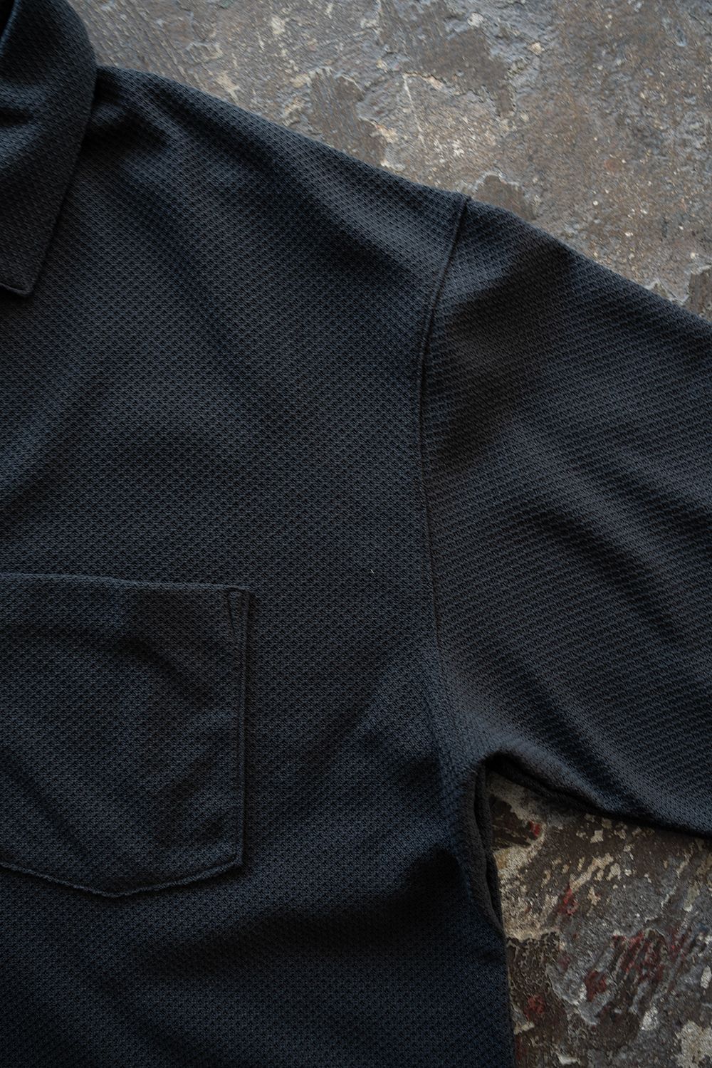 【26SS】コットン×ポリエステルスキッパーカットソー(CHARCOAL)