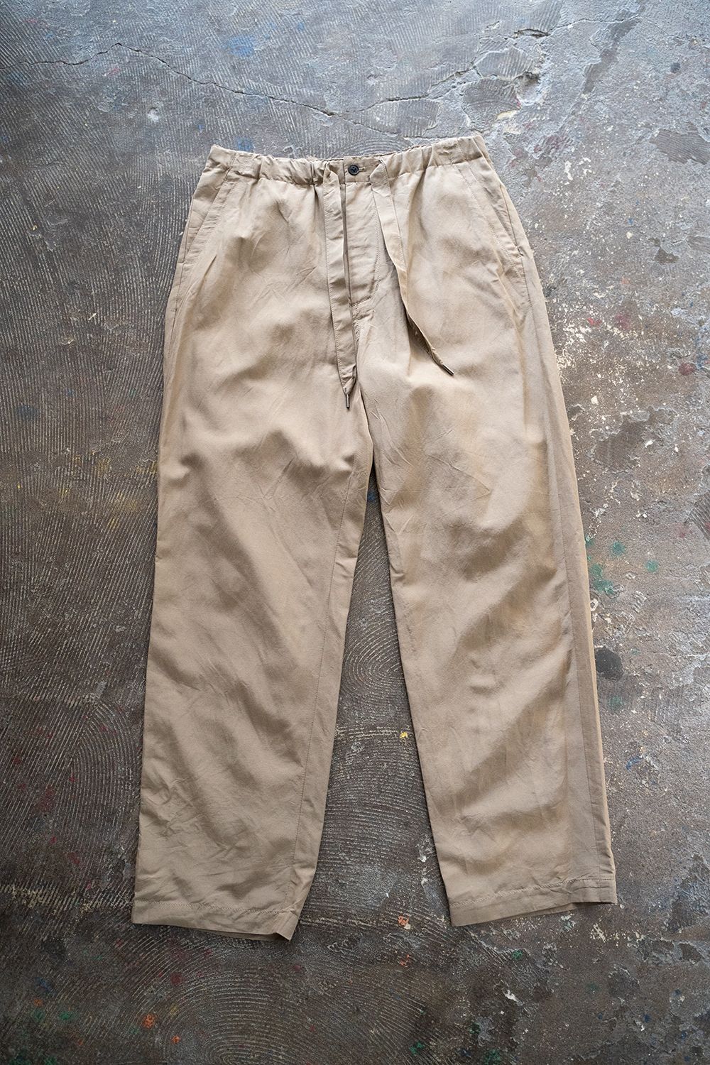 【ラスト1点】【22SS】ラミーキュプライージーパンツ(KHAKI BEIGE)