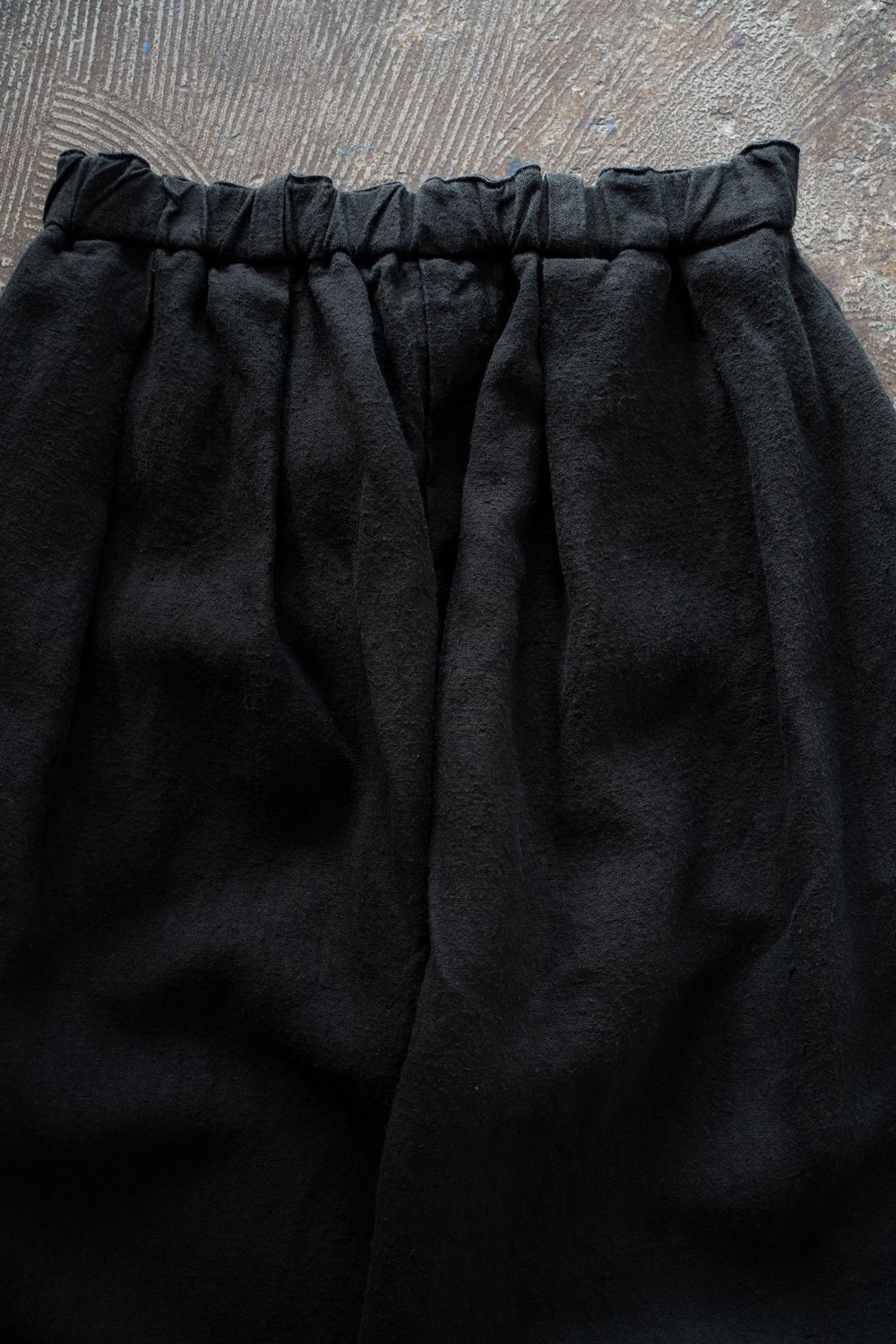 起毛大麻パンツ(黒)