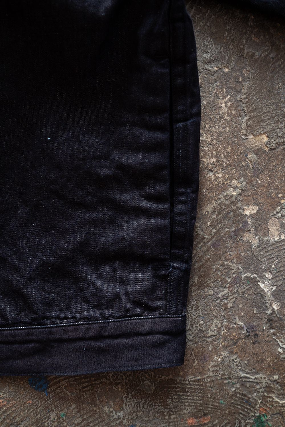 【ラスト1点】【26SS】8.5oz大麻混デニムブルゾン(DARK NAVY)