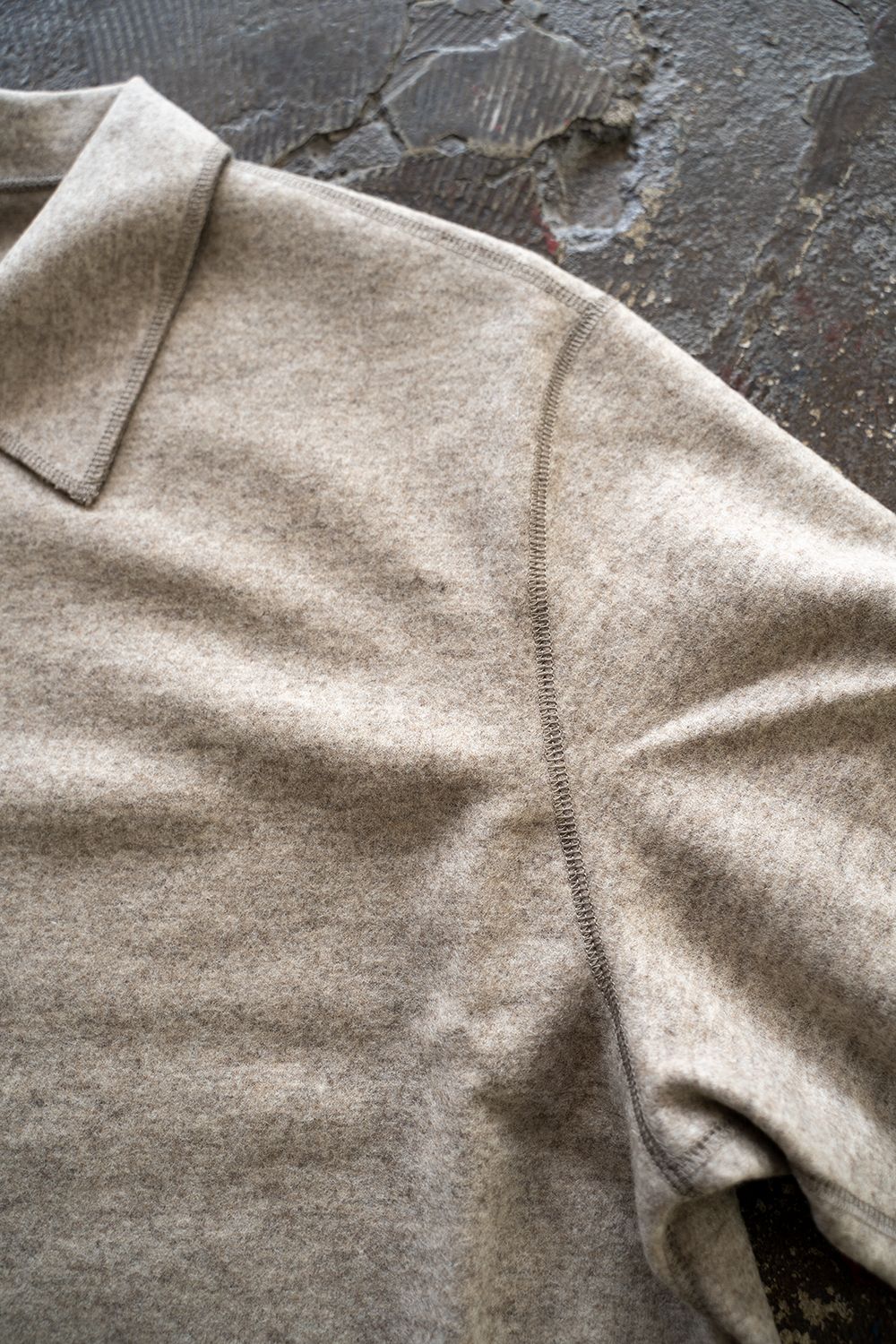 Cale - 【ラスト1点】Wool Felt Coat/縮絨ウールコート(GRAY) | Salty