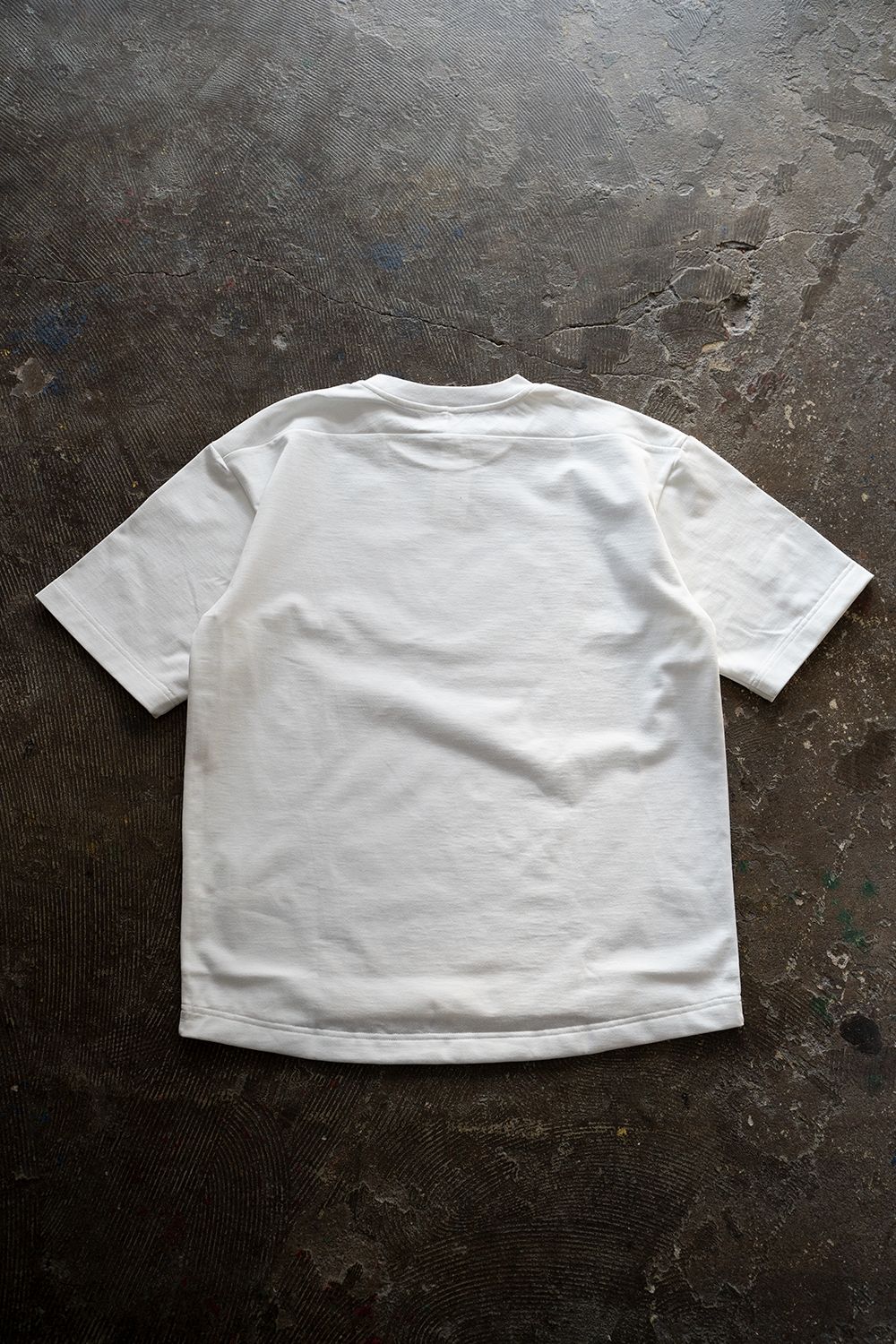 【ラスト1点】【22SS】オーガニックスビンコットンスプリットヨークTシャツ(WHITE)