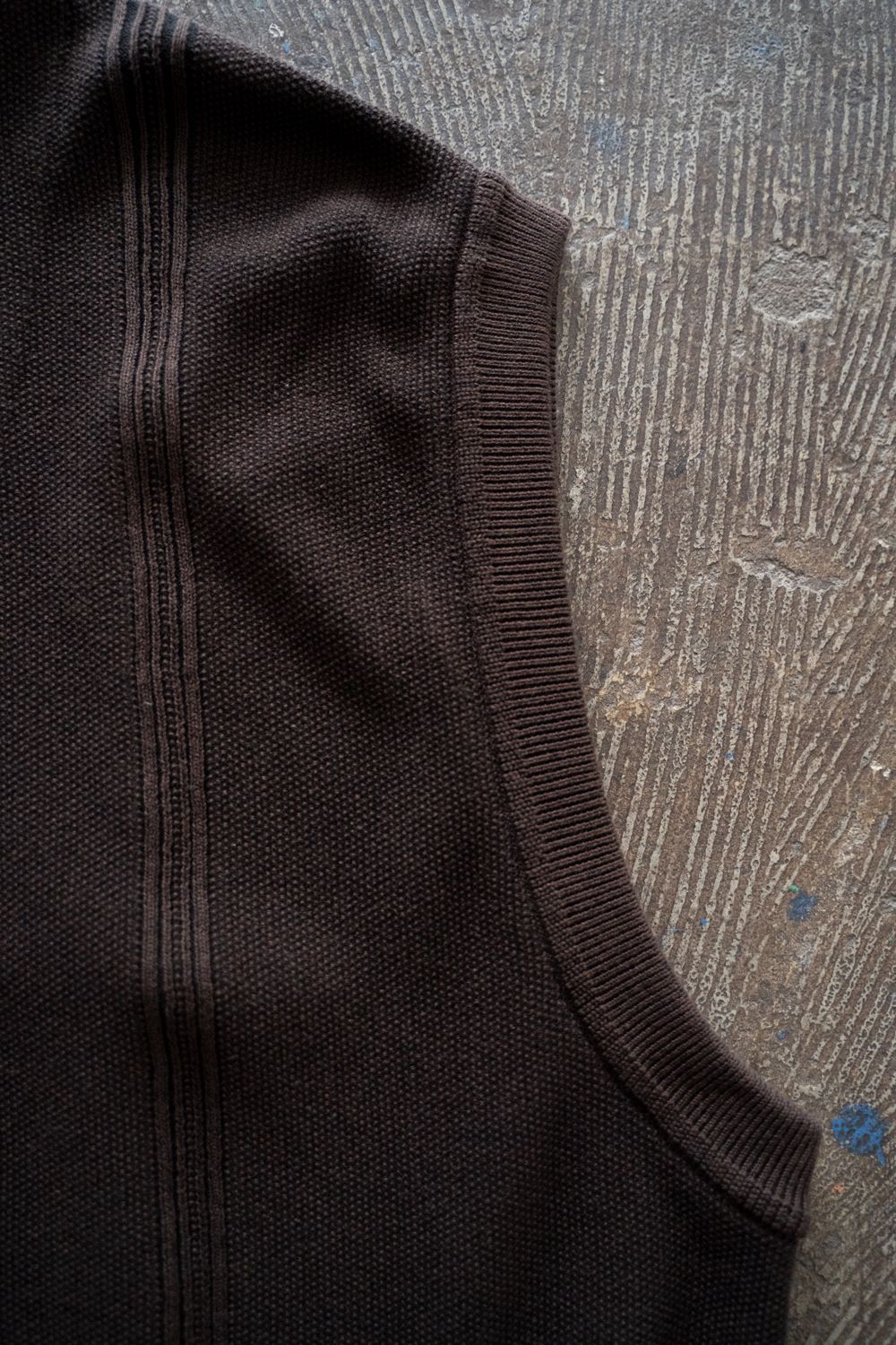 【26SS】Shirotsume V-neck Vest(BROWN)