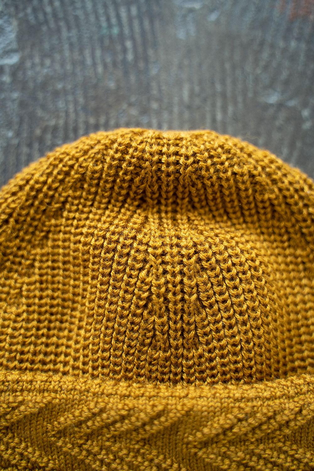 【22AW】Yagasuri Knit Cap(MUSTARD)