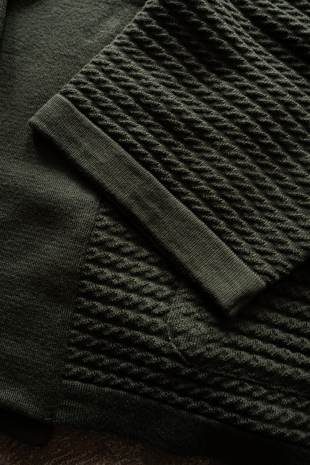 【26AW】Akigumo Knit Jacket(DARK OLIVE)