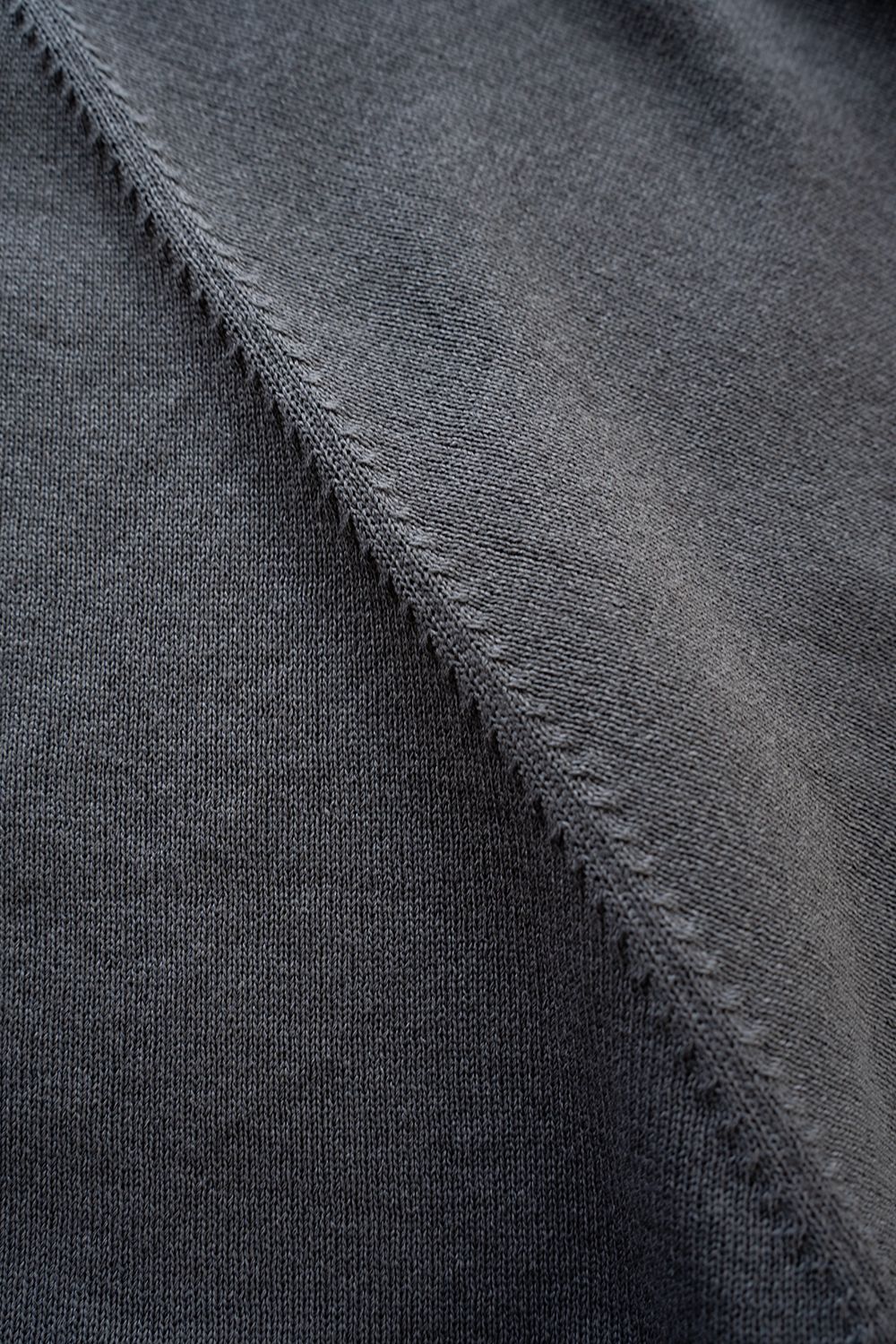 【ラスト1点】【26SS】和紙混12GラグランスリーブニットTee(BLUE GREY)