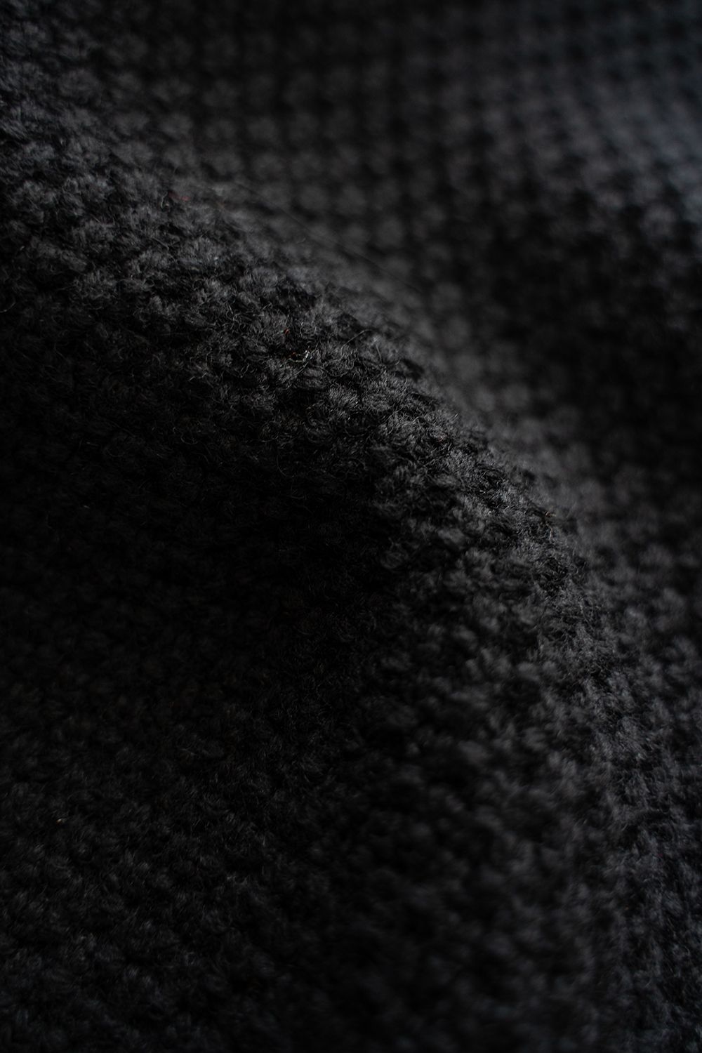 【25AW】5Gニットジップブルゾン(BLACK)