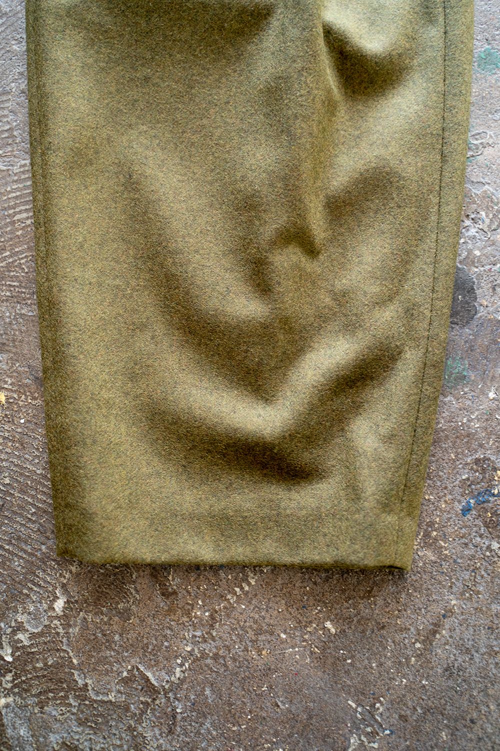 Karusan Nodoka Flannel Pants/カルサンノドカフランネルパンツ(OLIVE)