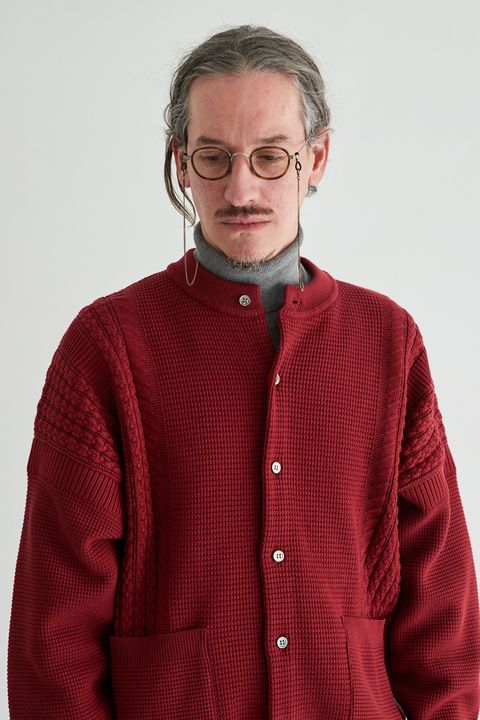 【ラスト1点】Akigumo Cardigan(BURGUNDY)
