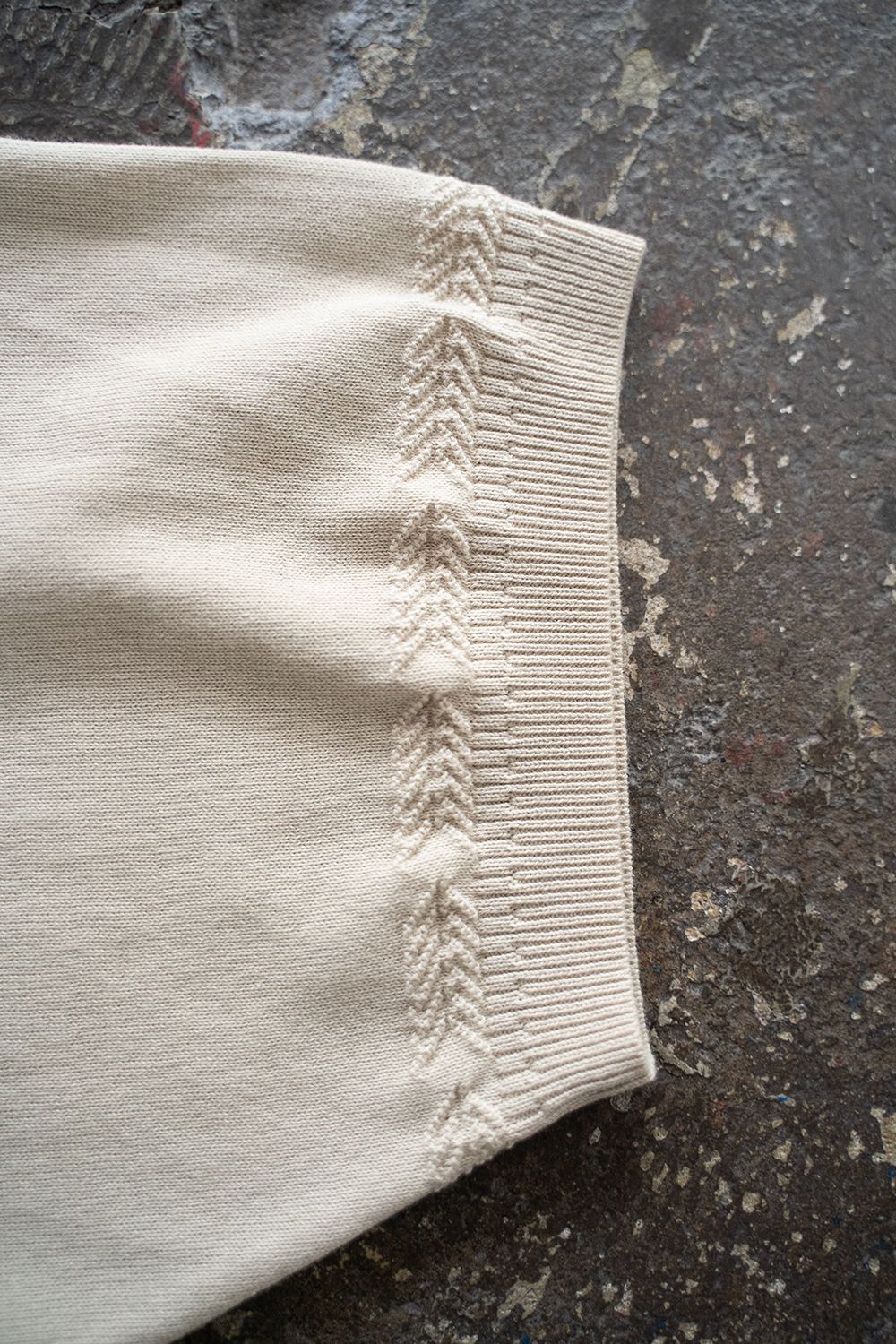 トップス YASHIKI Ogawa Henley Knit PEARL GRAY YASHIKI - 【ラスト1点】【24SS】Ogawa Henley Knit(PEARL GRAY