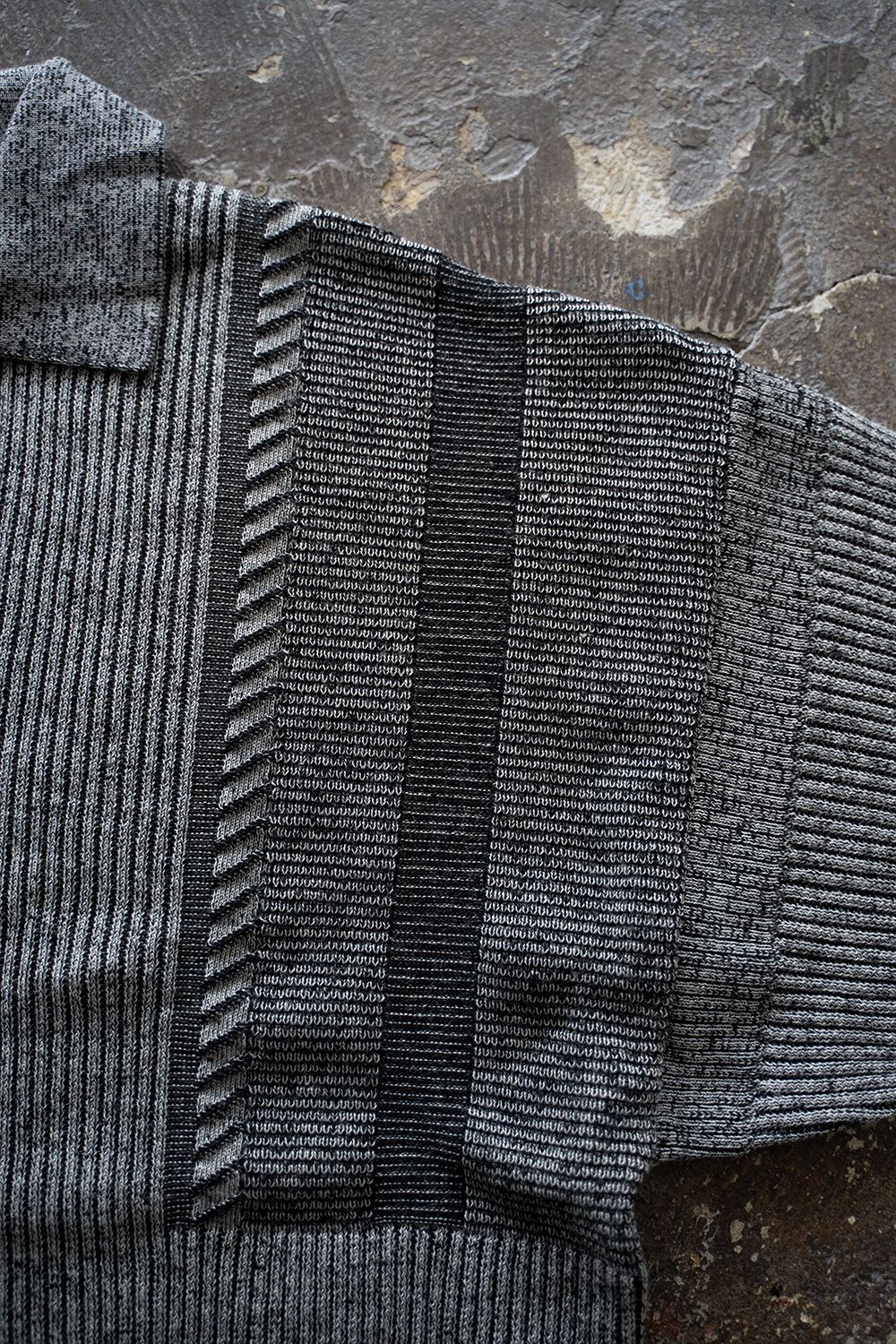 【25AW】Setsuen Skipper Knit(MIX GRAY)
