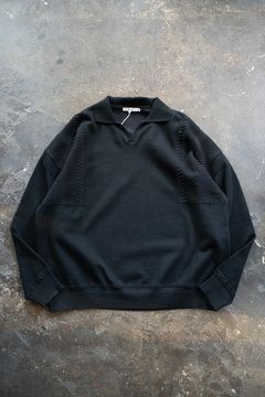 【ラスト1点】【24SS】Shunrin Skipper Knit(BLACK)