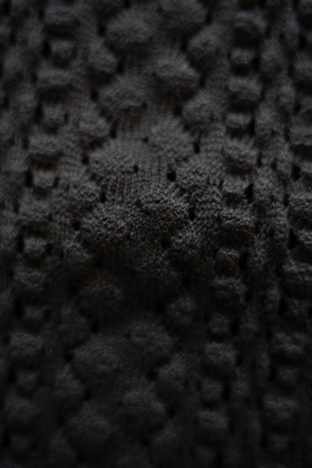 【ラスト1点】【24SS】Barfuss Knit H/S Shirt/バルファスニットハーフスリーブシャツ(BLACK)