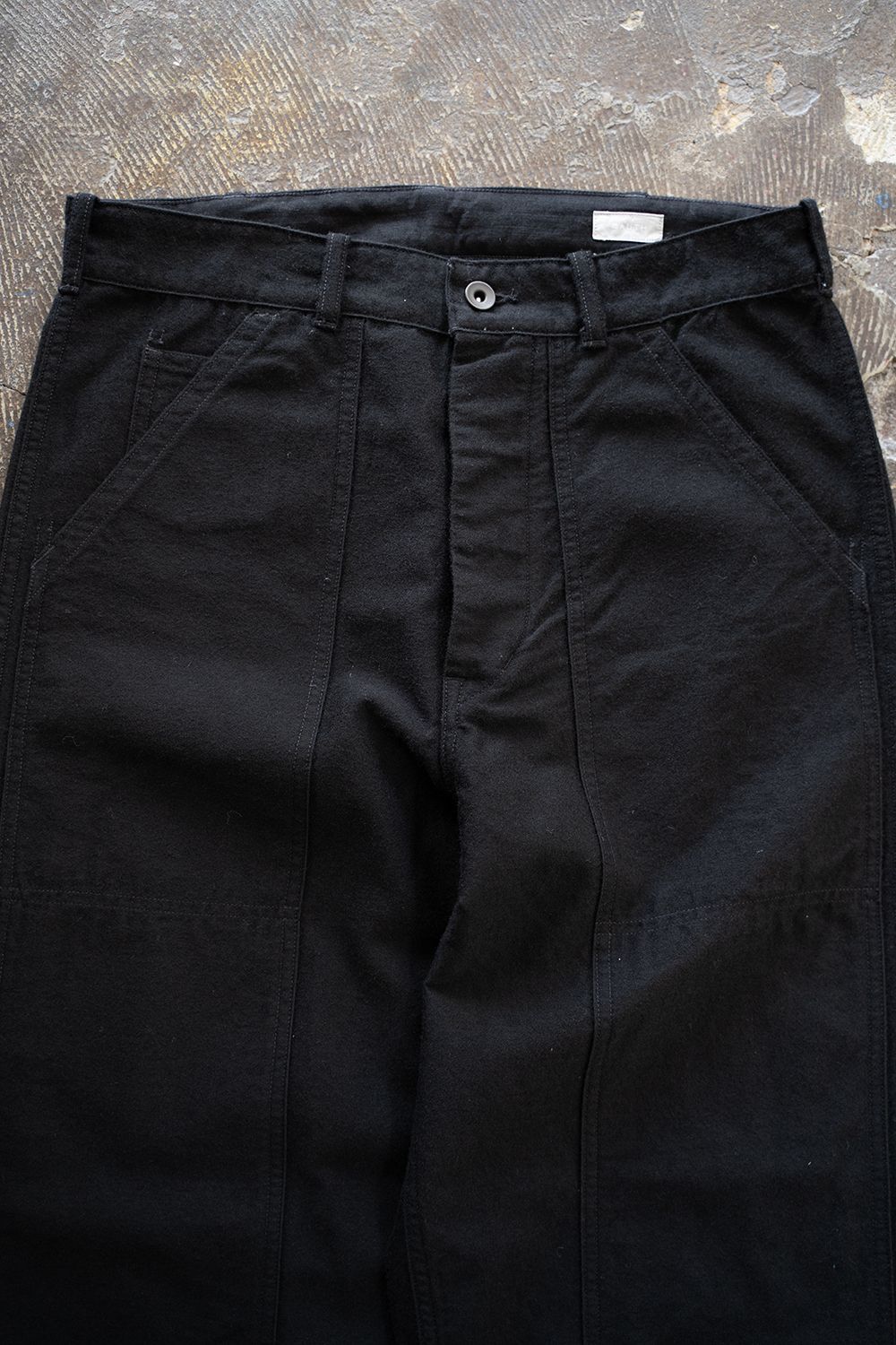 【25AW】Wool Cotton Work Pants(BLACK)