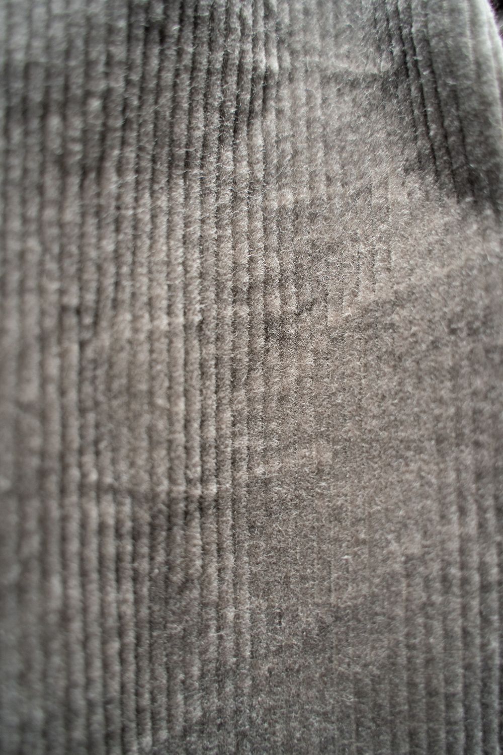 【ラスト1点】【22AW】2-Tack Corduroy Trousers/2タックコーデュロイトラウザース(GREIGE)