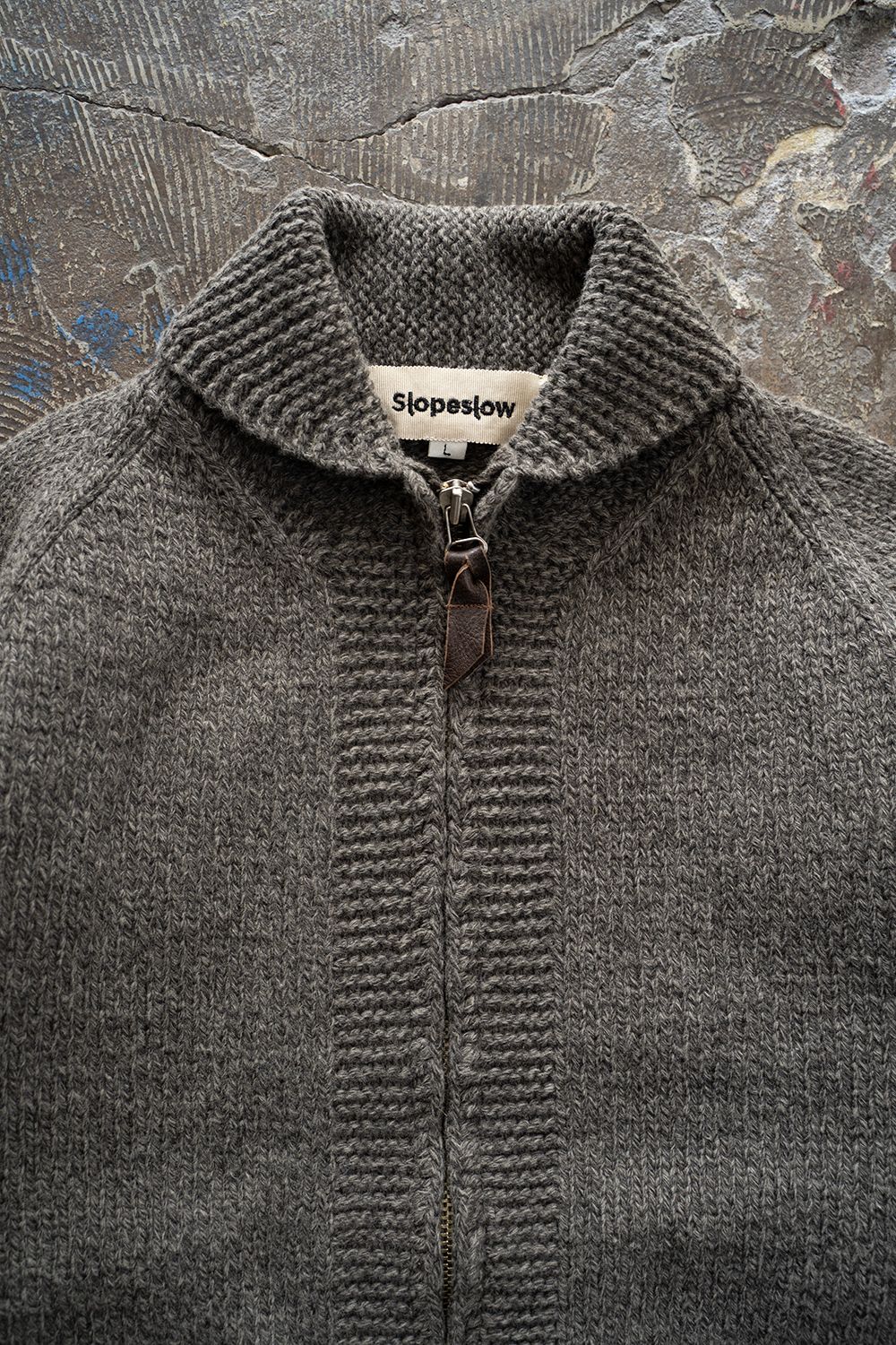 【Sサイズ】Cotton/Papar/Wool HAND KNITTING cowichan sweater(KURE)