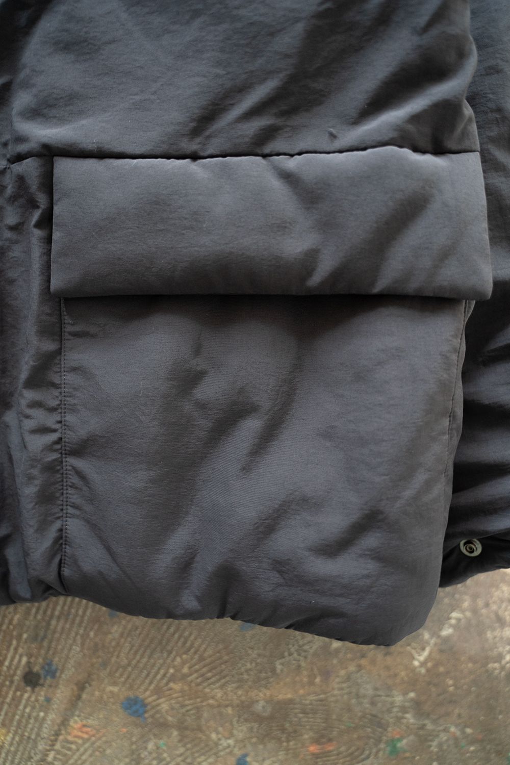【ラスト1点】【24AW】シンサレートスタンドカラーブルゾン(BLACK)