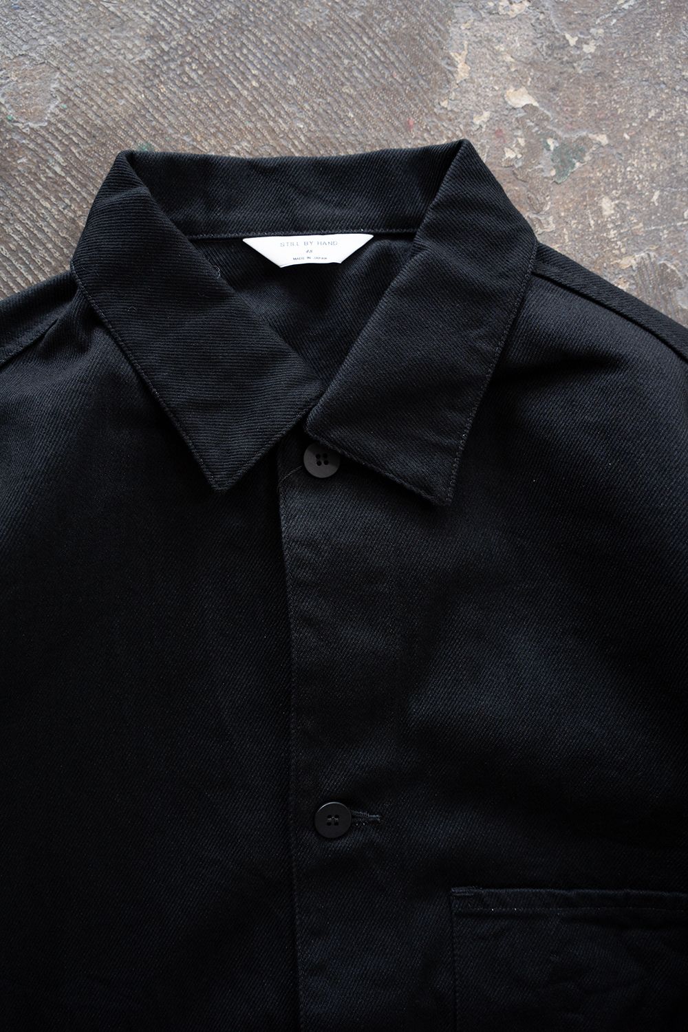 【26AW】12ozデニムブルゾン(BLACK)