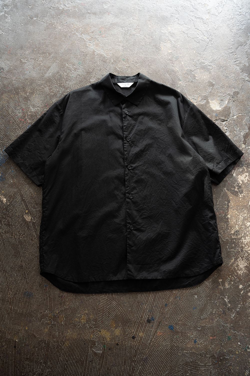 【26SS】ローン地半袖無双シャツ(INK BLACK)
