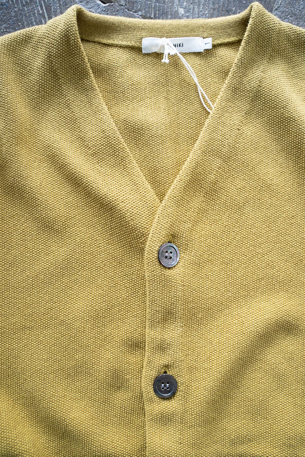 YASHIKI - Hanaikada Cardigan(CITRON YELLOW) | Salty