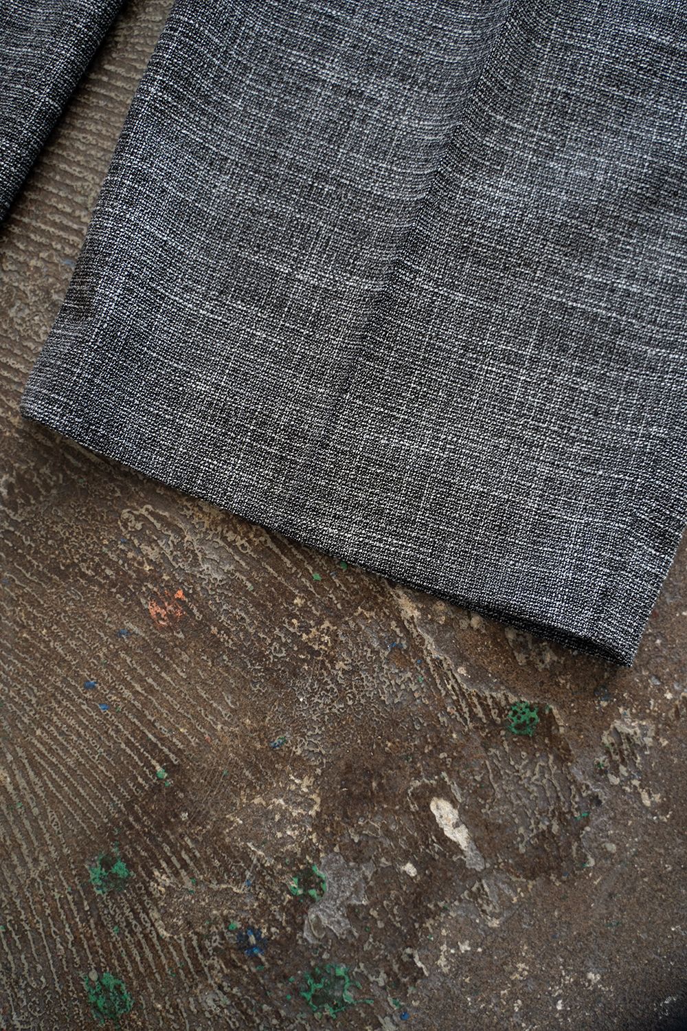 【ラスト1点】【25SS】Summer Tweed Tuck Pants/サマーツイードタックパンツ(GRAY)