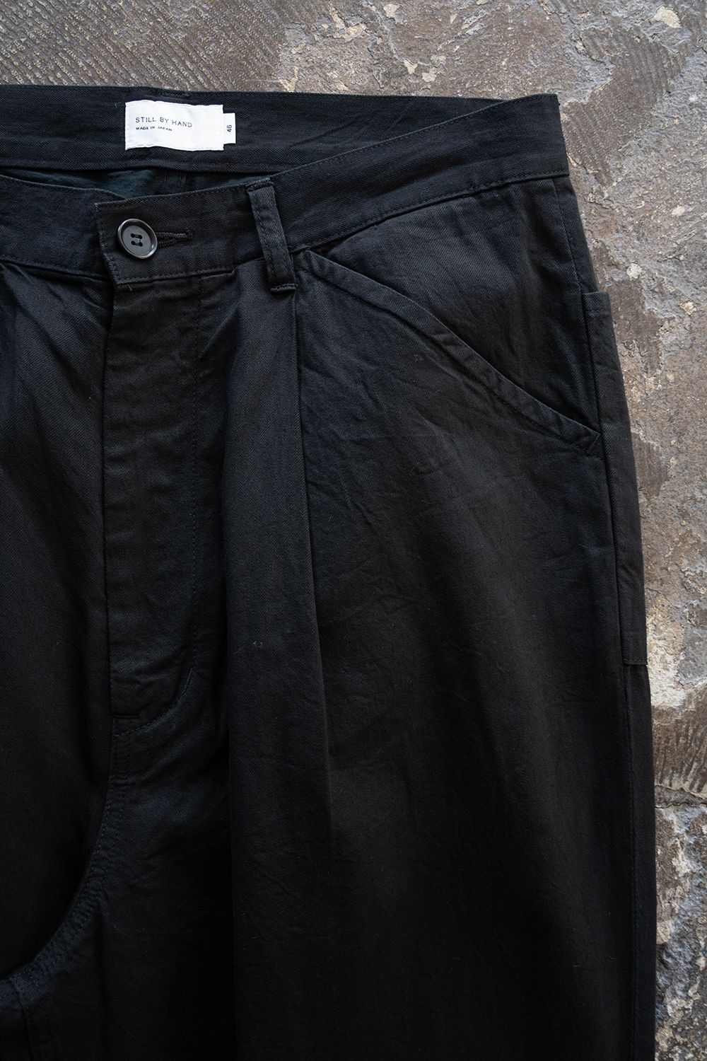【26SS】5.5ozデニムワンタックパンツ(BLACK)