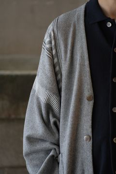 【ラスト1点】【25SS】Wadachi Cardigan(MIX GRAY)