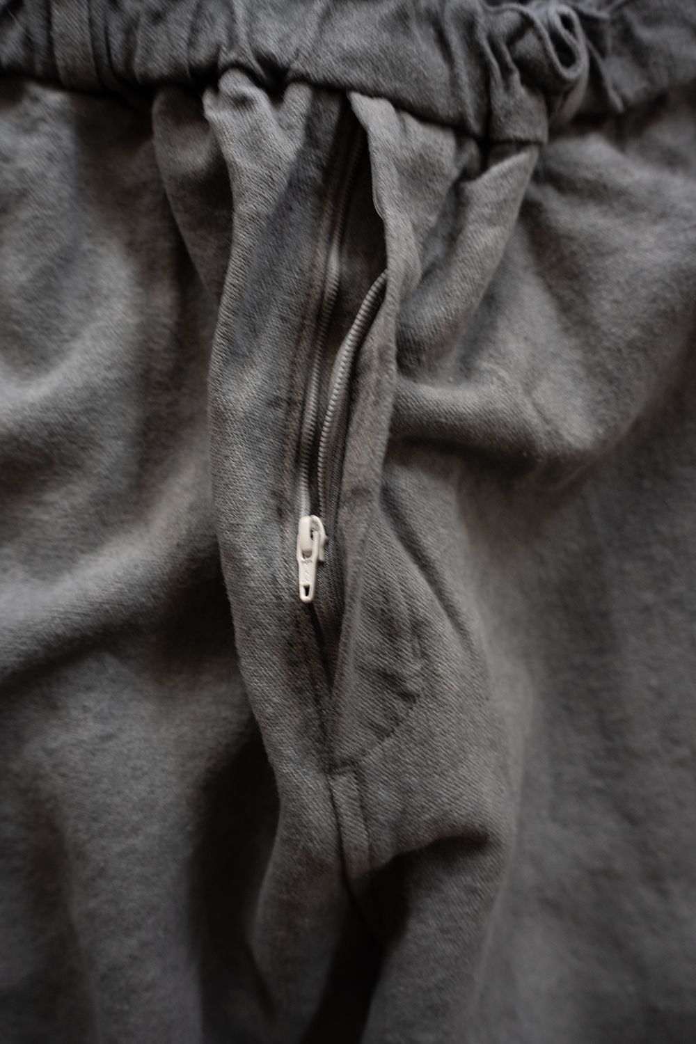 亜麻苧麻ワイドパンツ(薄炭)