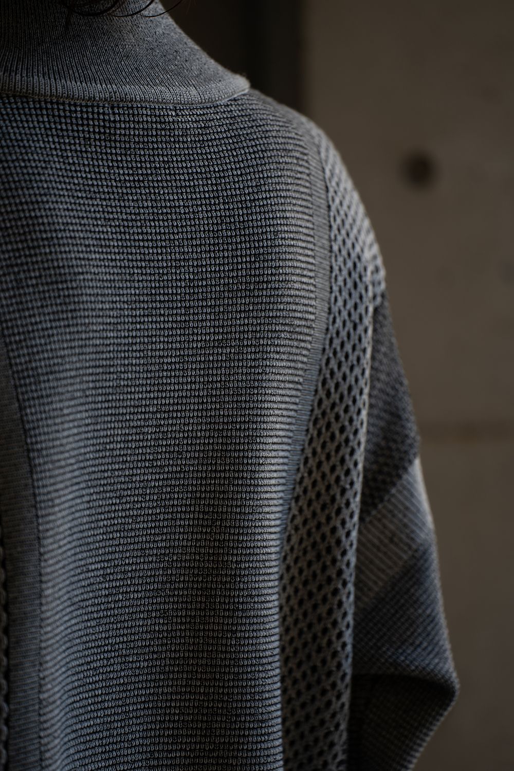 【26AW】Karita Half Zip Knit(MIX GRAY)