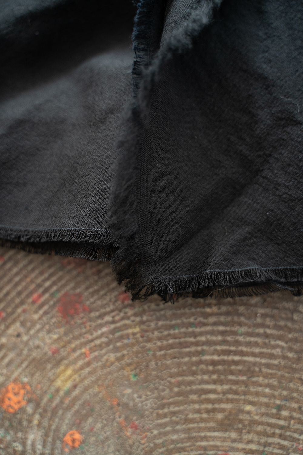 MITTAN - 三重織綿絹毛麻ジャケット(黒がさね) | Salty