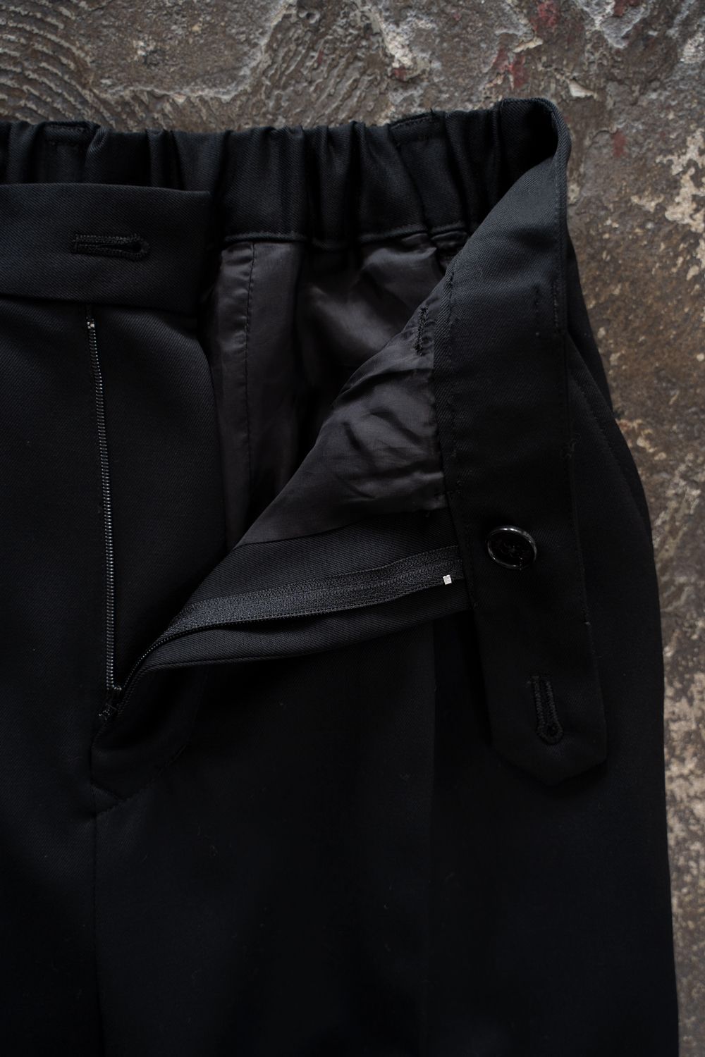 【26AW】Fluid Flare Pants/フルーイドフレアパンツ(BLACK)