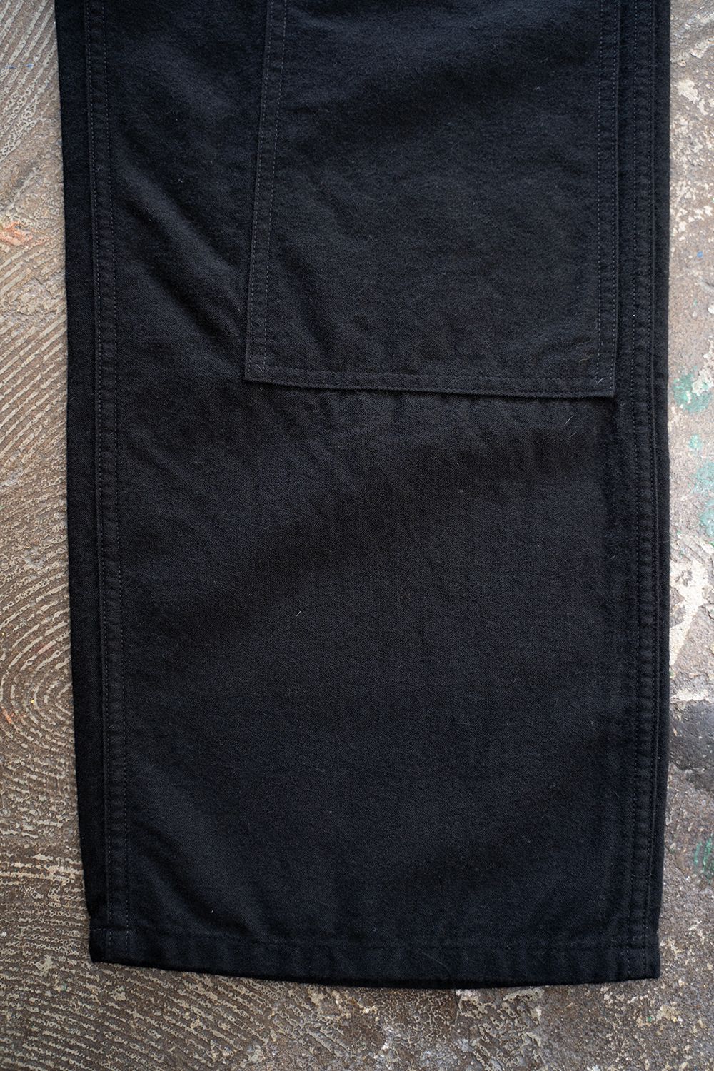 【25AW】Wool Cotton Work Pants(BLACK)