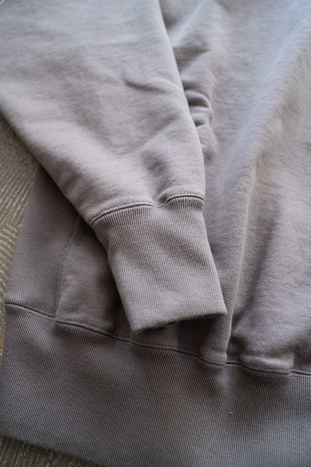 【ラスト1点】スビン吊り裏毛クルーネックスウェットシャツ(GRAY)