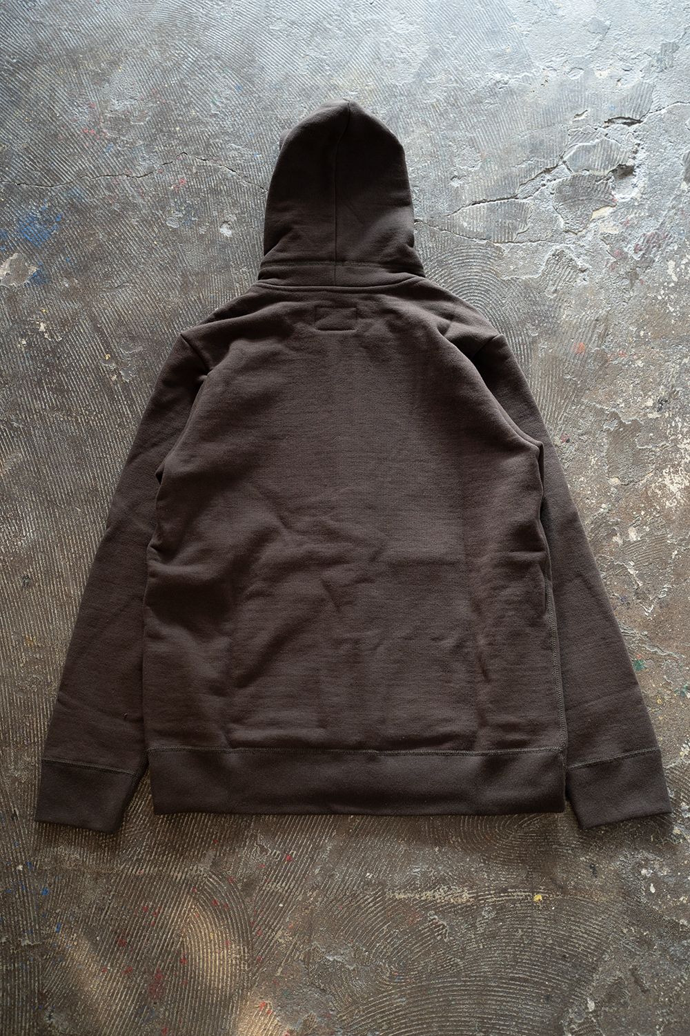 【ラスト1点】超度詰めスウェットパーカ(DARK BROWN)【定番人気】
