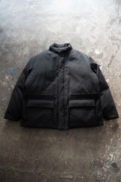 【25AW】強撚ナイロンダウンブルゾン(INK BLACK)