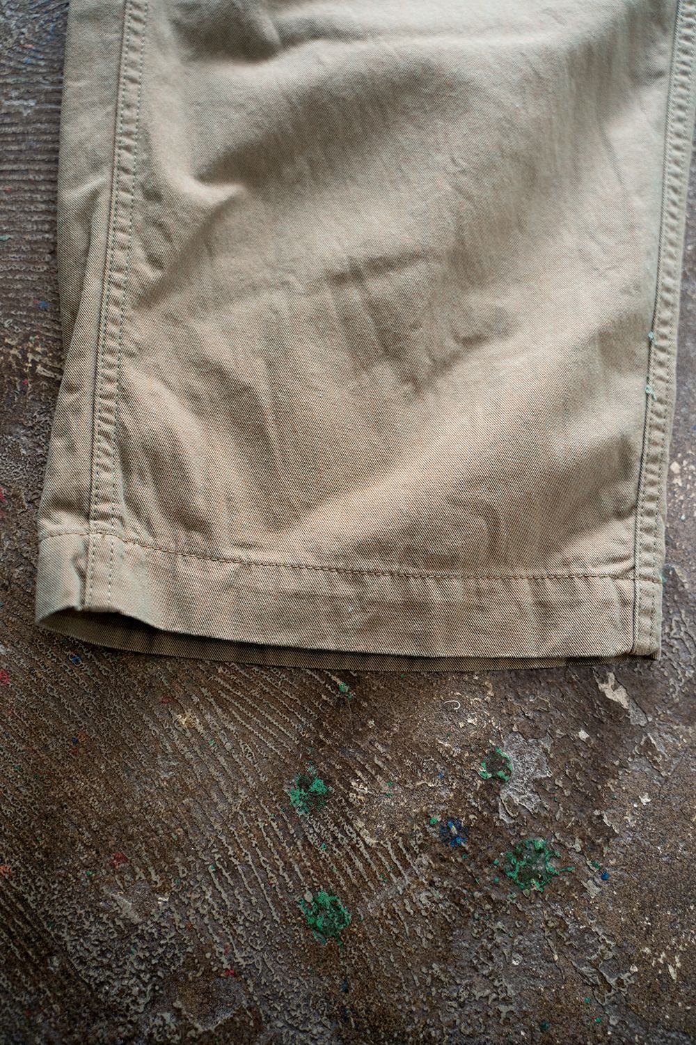 【ラスト1点】【22SS】インボックスタックギャバジンパンツ(OLIVE)