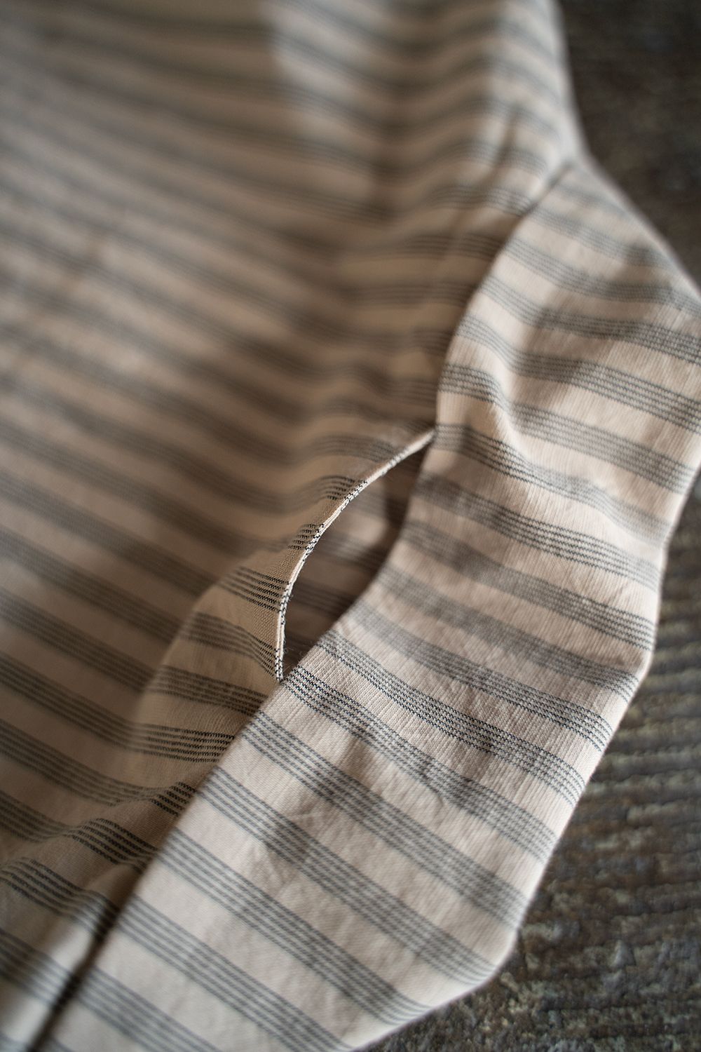 【25SS】"day"パジャマ【セットアップ】(Triple Stripe BEIGE)