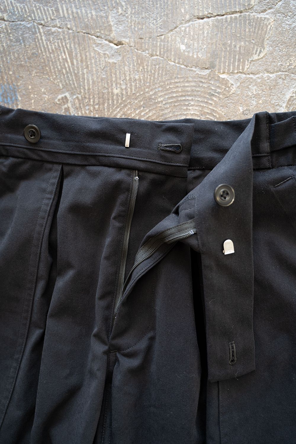 【ラスト1点】【22AW】2-Tack Baker Pants/2タックベイカーパンツ(BLACK)