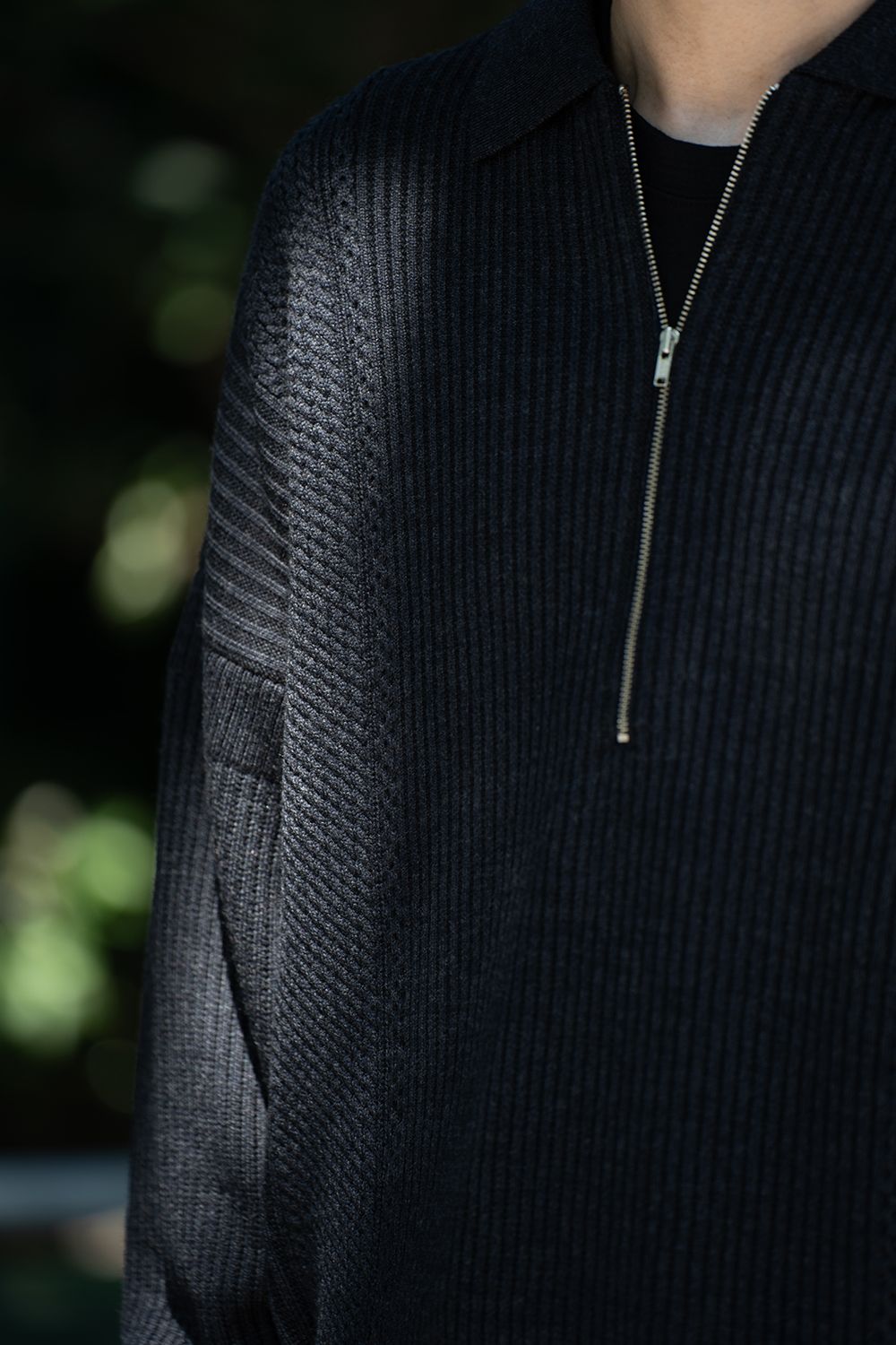 【26AW】Teriha Zip Polo(NAVY)
