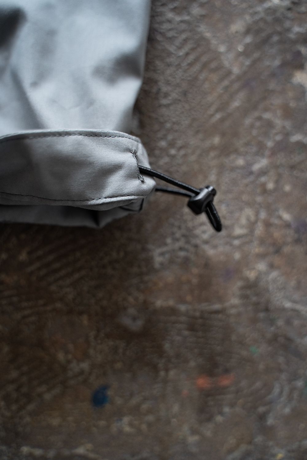 【ラスト1点】【24SS】綿×ポリエステルスタンドカラーベスト(SLATE GRAY)