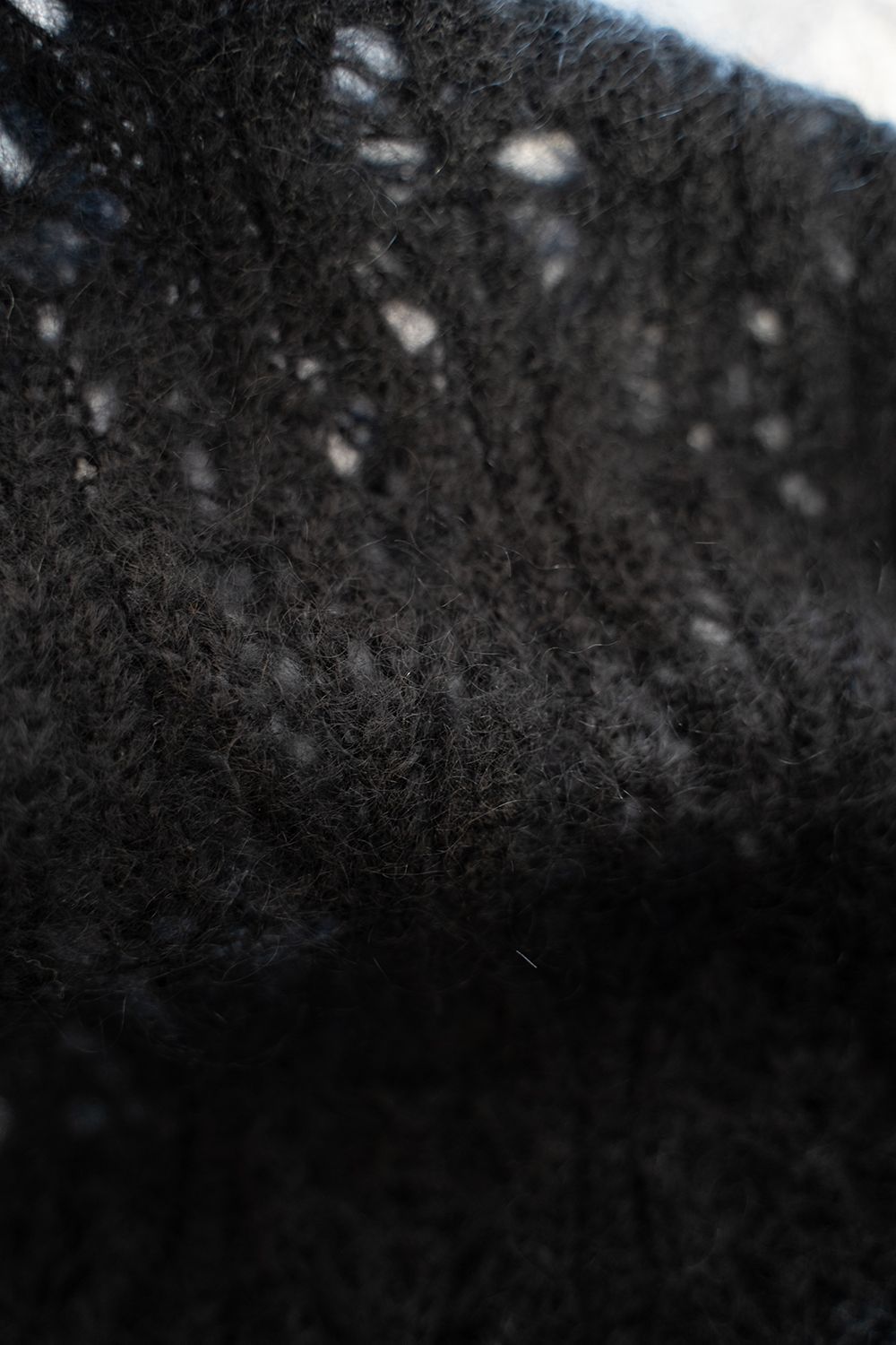 【ラスト1点】【24AW】Melt Cardigan/メルトカーディガン(BLACK)