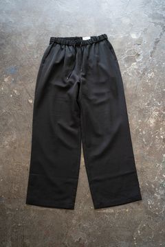 【ラスト1点】【25SS】リヨセル×リネンイージーパンツ(BLACK)
