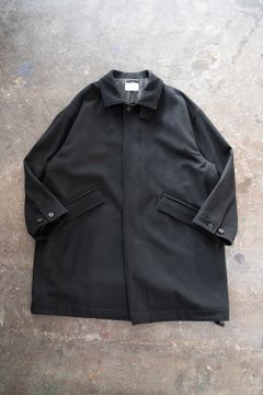 【ラスト1点】【22AW】ラムウールローデンクロスコート(BLACK)