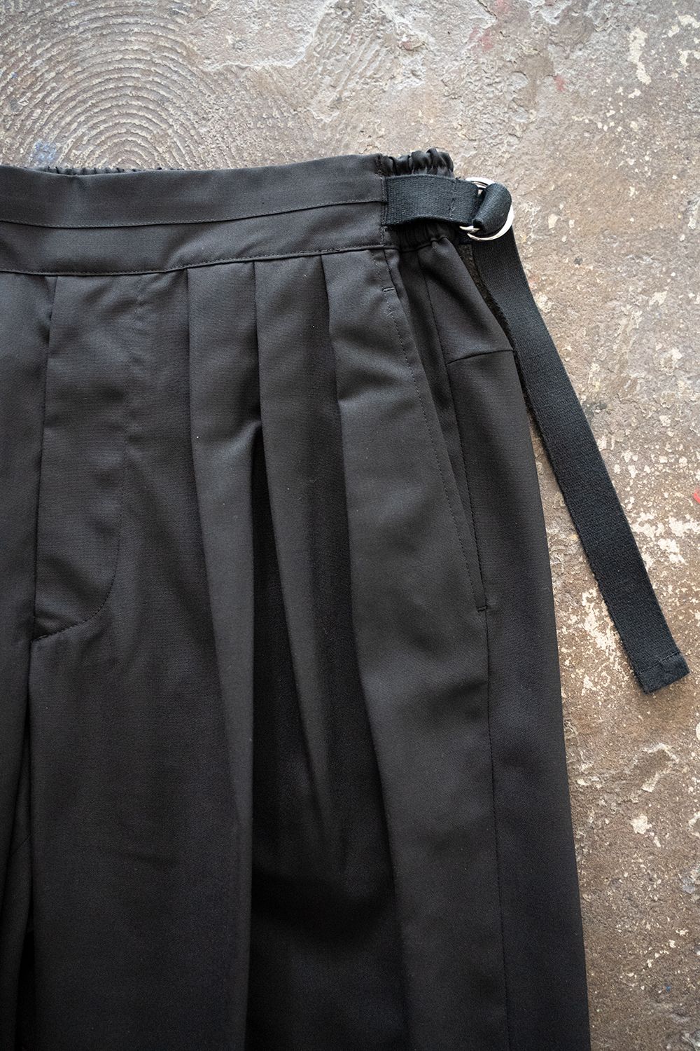 【ラスト1点】【22SS】Hakama Akane Slacks/ハカマアカネスラックス(BLACK)