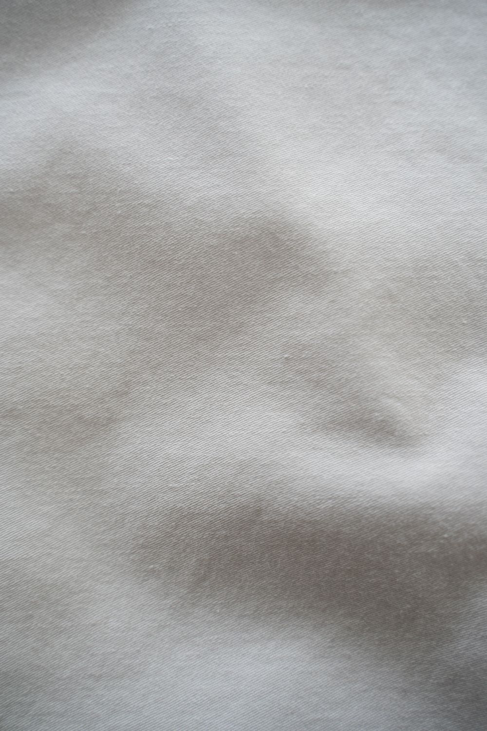 【26SS】コットンモールスキンジップブルゾン(IVORY)