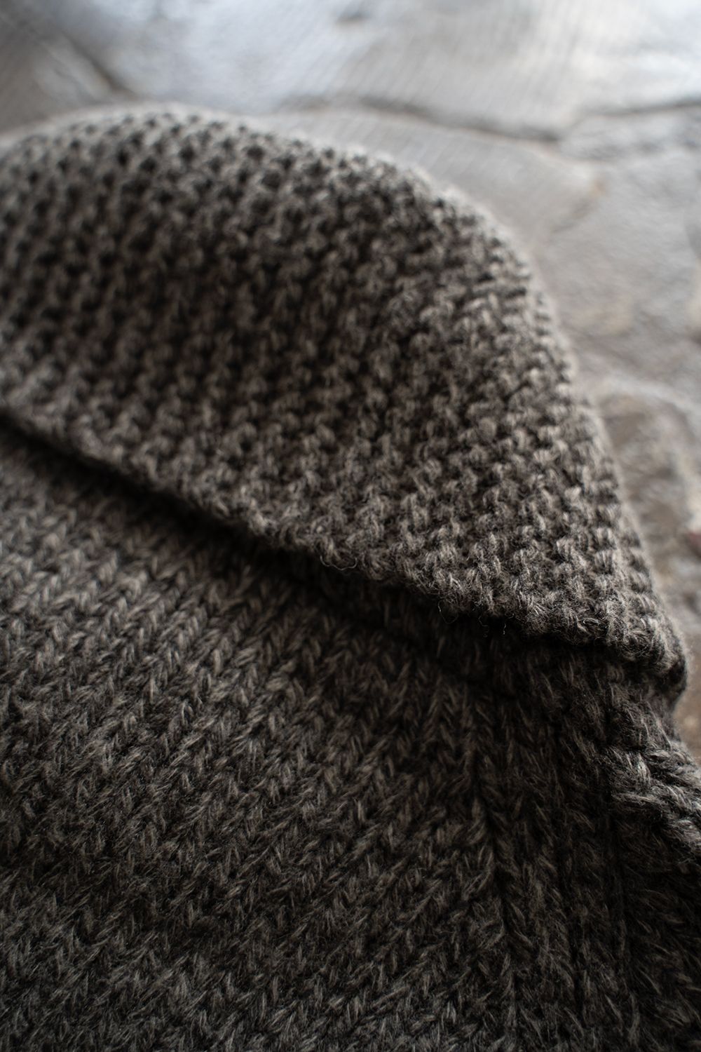 【Sサイズ】Cotton/Papar/Wool HAND KNITTING cowichan sweater(KURE)