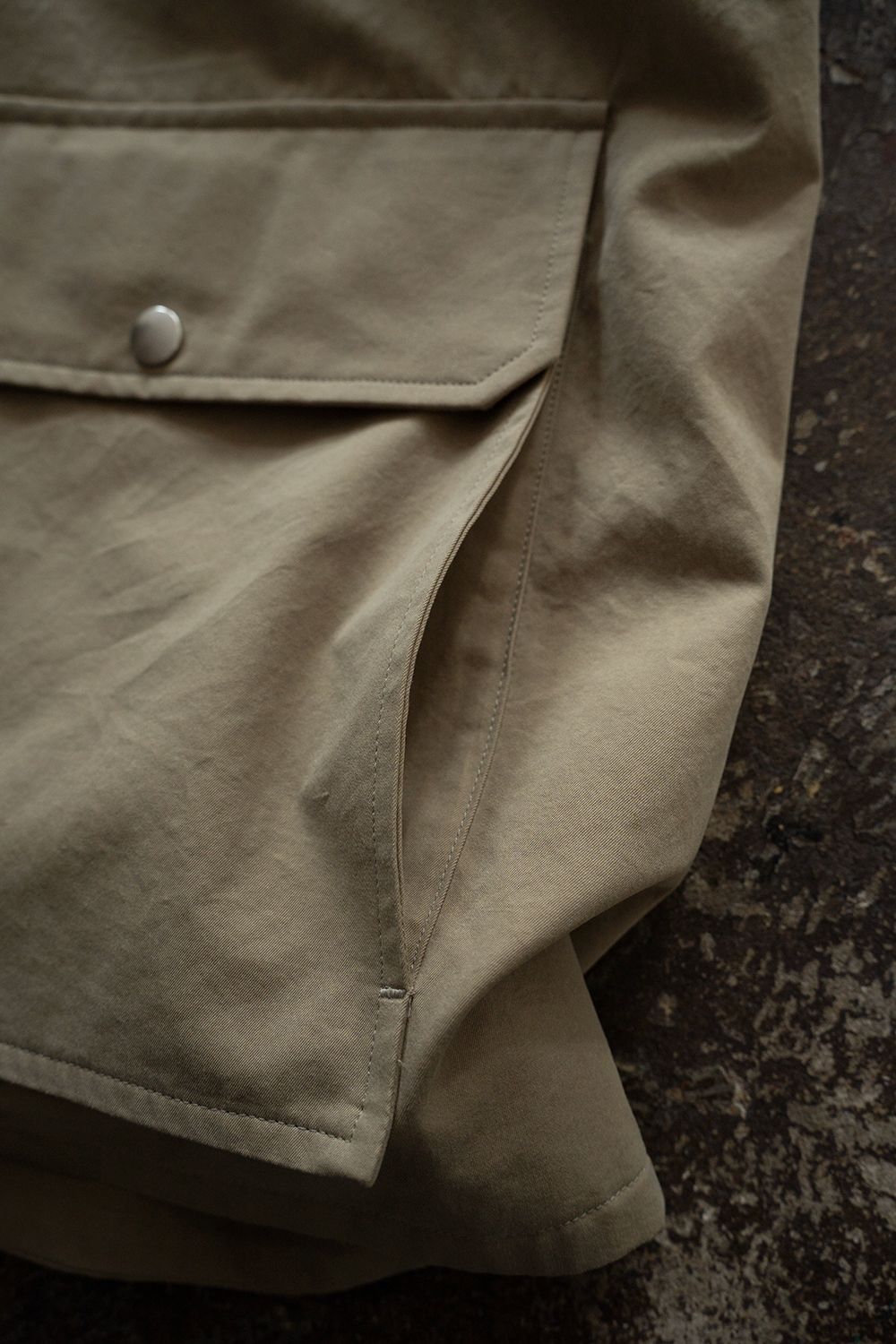 【ラスト1点】【26AW】Cotton Twill Half Coat(BEIGE)