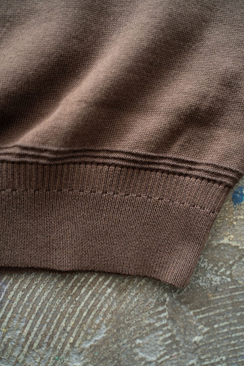 YASHIKI - 【ラスト1点】【24SS】Ogawa Henley Knit(BROWN) | Salty