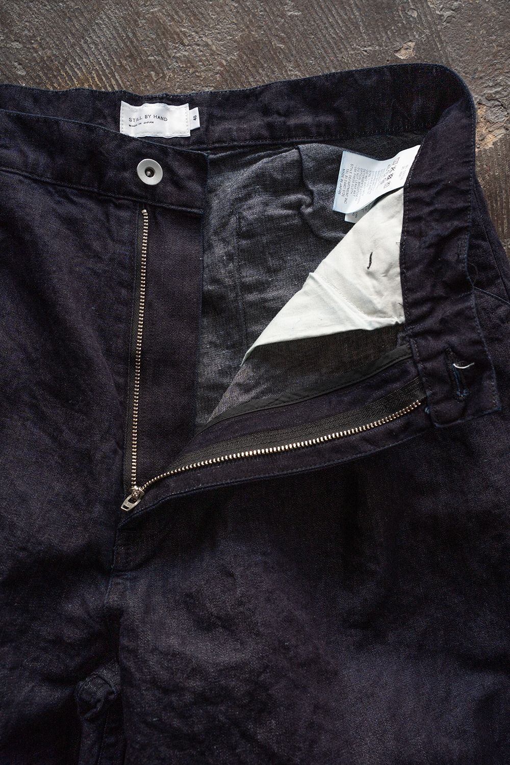 【26SS】8.5oz大麻混デニムワンタックパンツ(DARK NAVY)